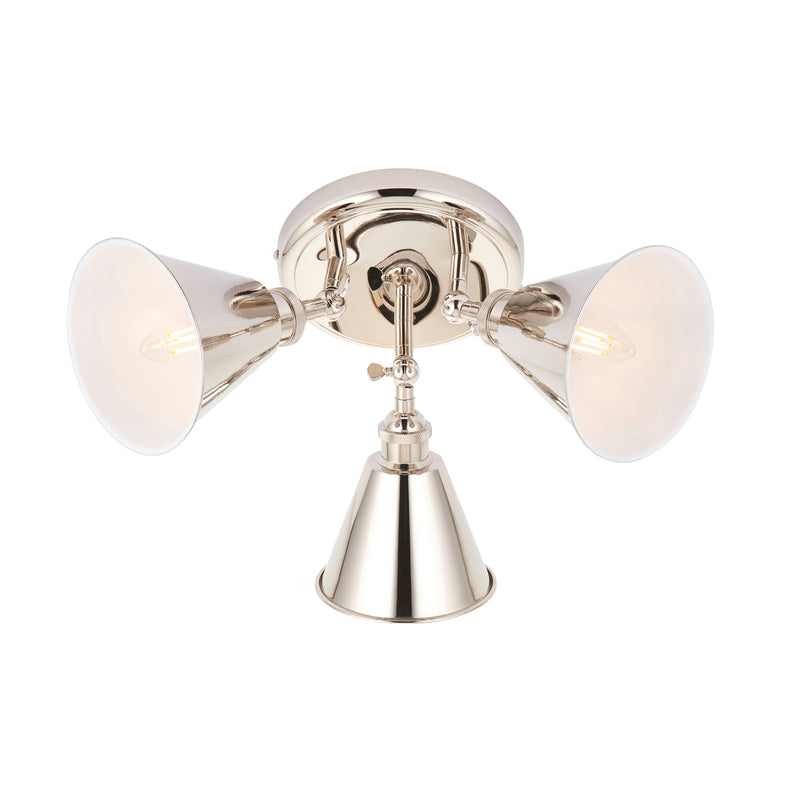 Hal 3 Ceiling Spot - Bright Nickel