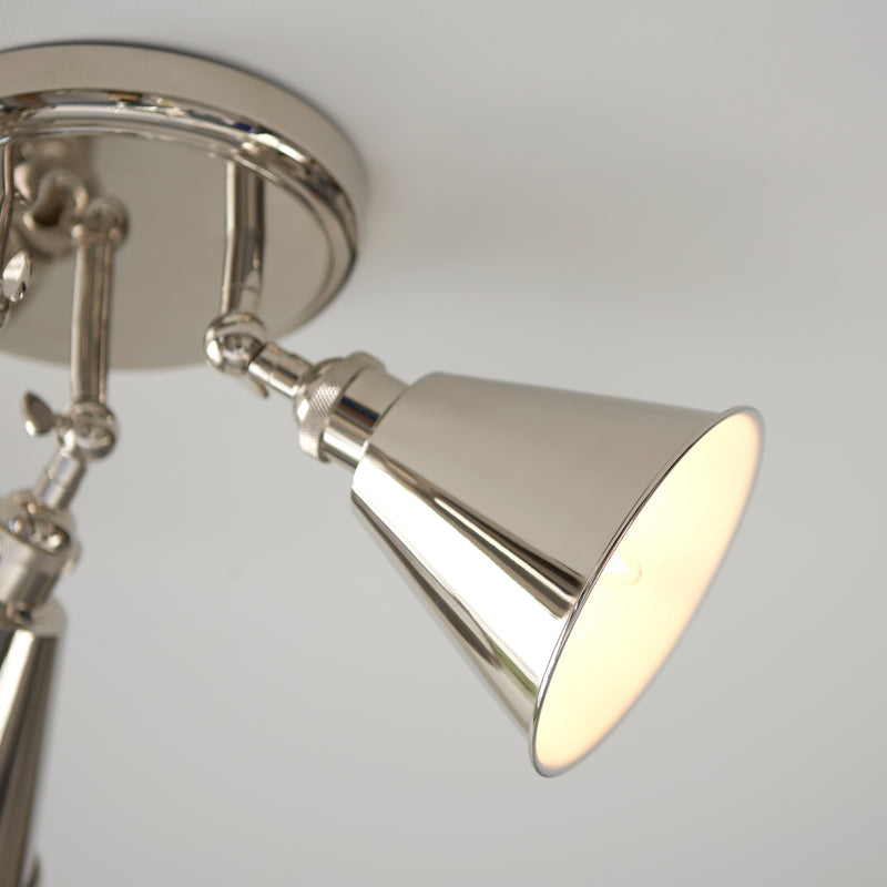 Hal 3 Ceiling Spot - Bright Nickel