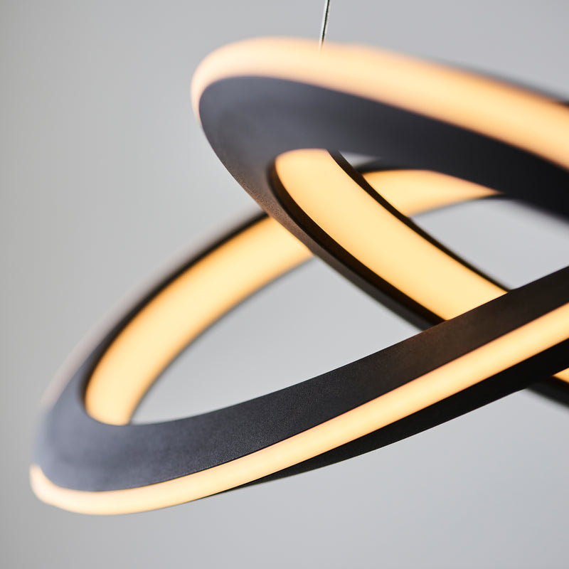 Espina Pendant Light - Textured Black