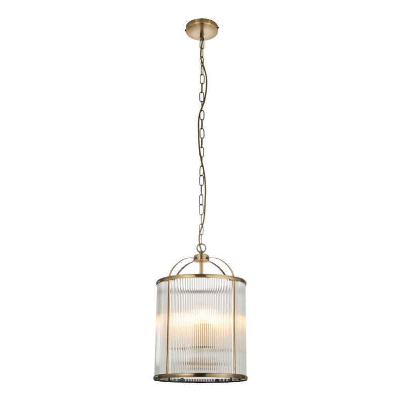 Lambeth Ribbed 4 Light Pendant