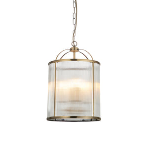 Lambeth Ribbed 4 Light Pendant