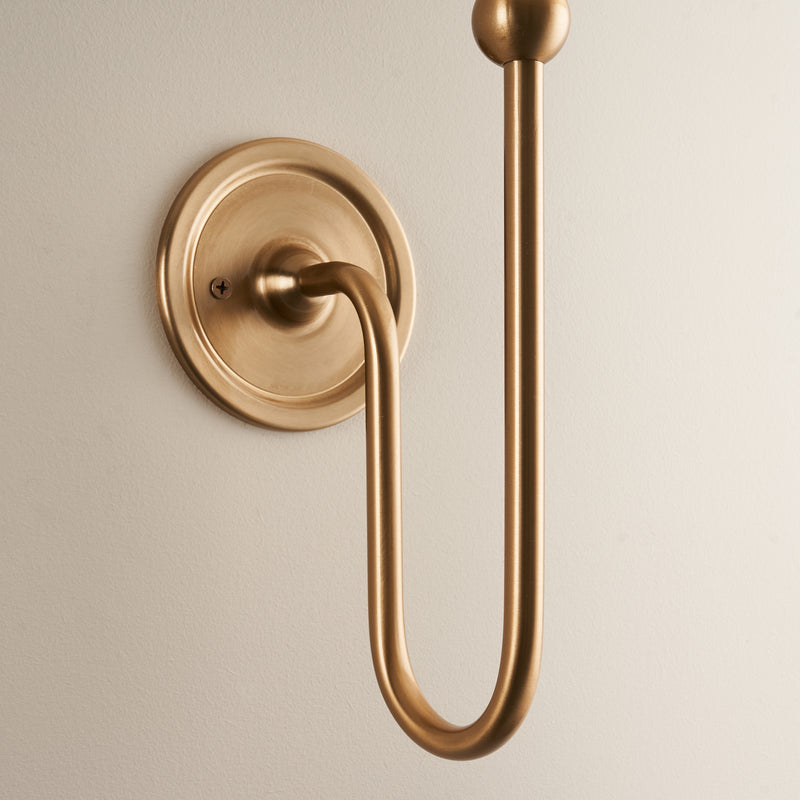 Santiago Wall Light Fitting - Aged Brass