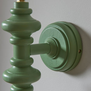 Carnaby Wall Light Fitting - Cotswold Green