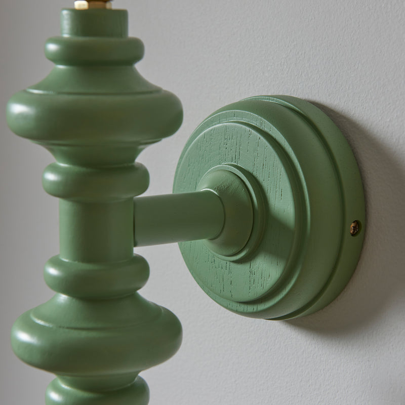 Carnaby Wall Light Fitting - Cotswold Green