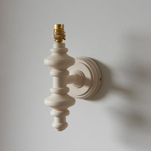 Carnaby Wall Light Fitting - Almond White