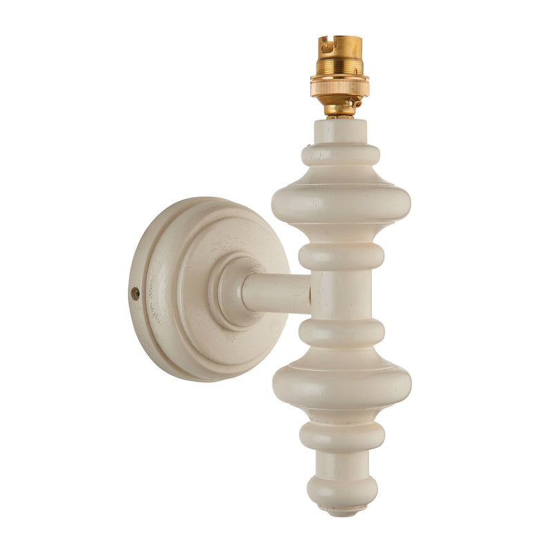 Carnaby Wall Light Fitting - Almond White