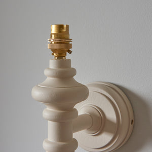Carnaby Wall Light Fitting - Almond White