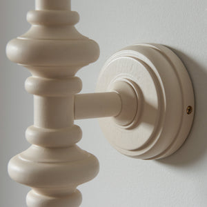 Carnaby Wall Light Fitting - Almond White