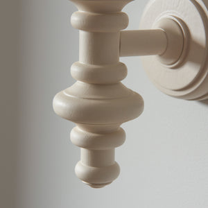 Carnaby Wall Light Fitting - Almond White