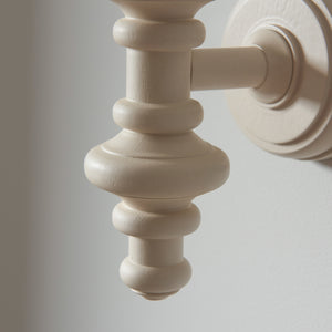 Carnaby Wall Light Fitting - Almond White