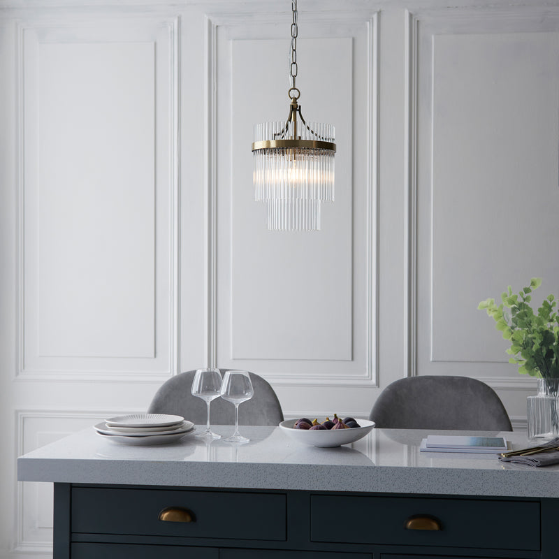 Marietta Pendant Light - Antique Brass