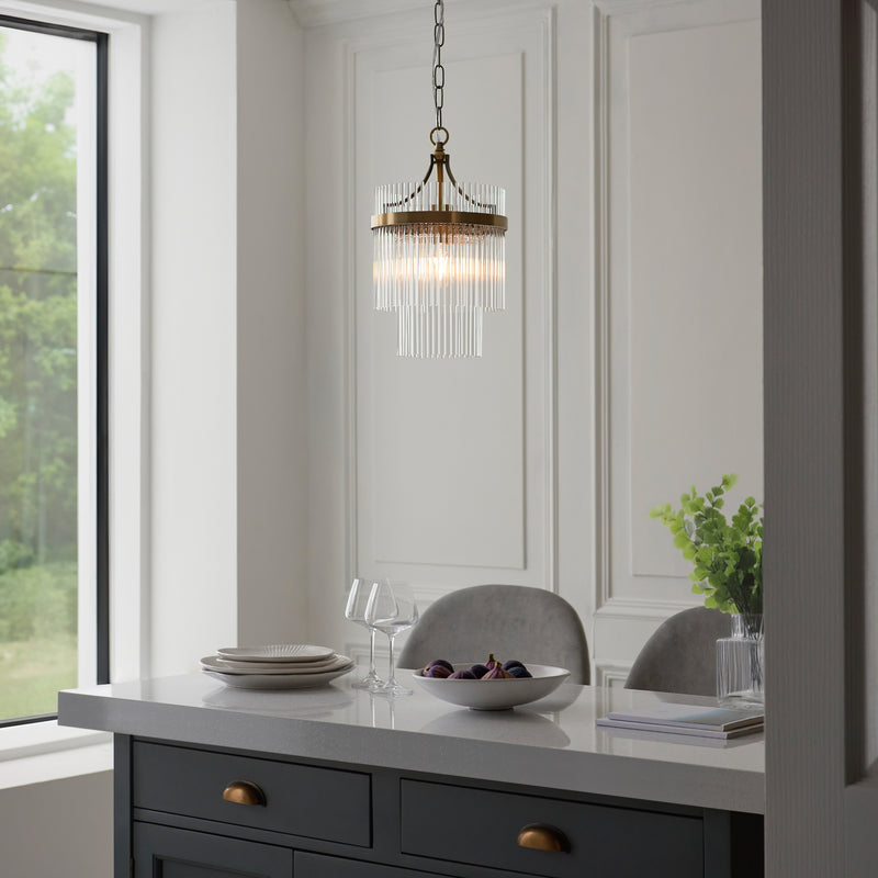 Marietta Pendant Light - Antique Brass