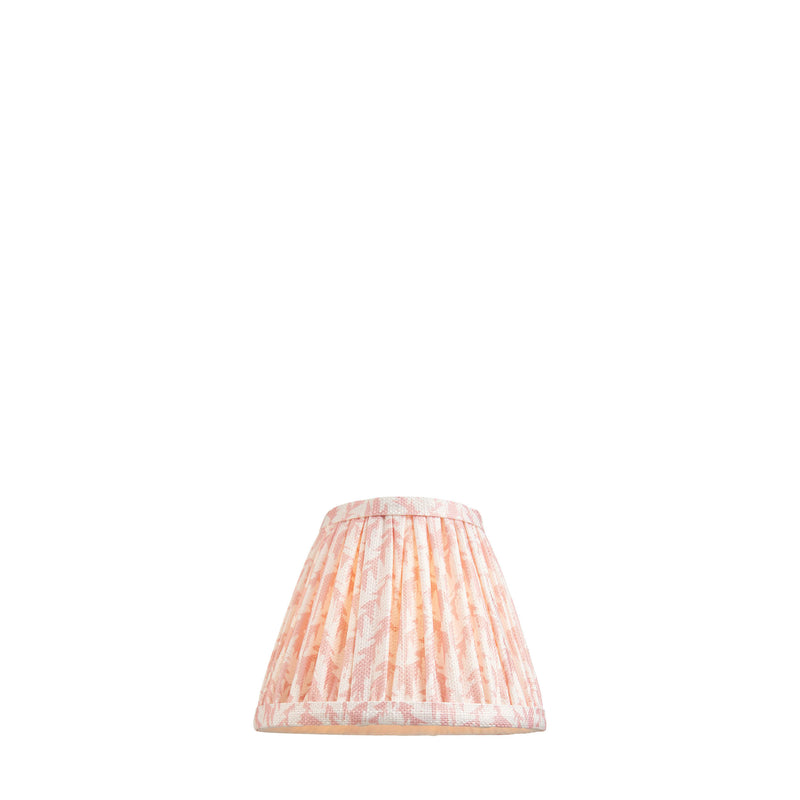 Leaf 16cm Fabric Shade - Peach
