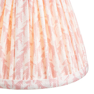 Leaf 16cm Fabric Shade - Peach