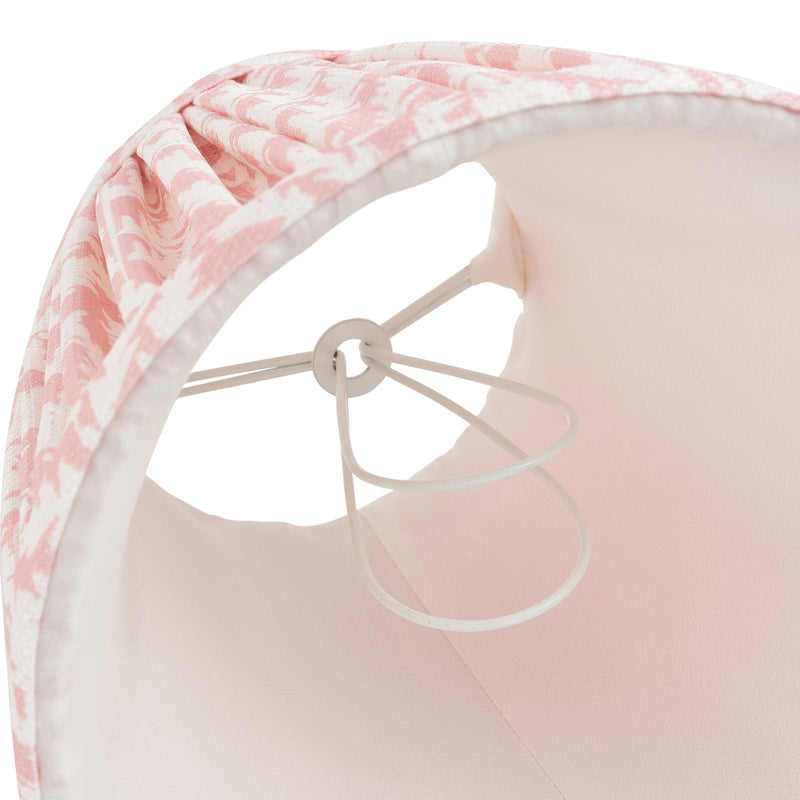 Leaf 16cm Fabric Shade - Peach