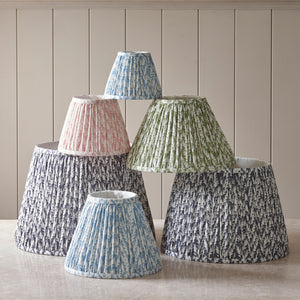Leaf 30cm Fabric Shade - Peach