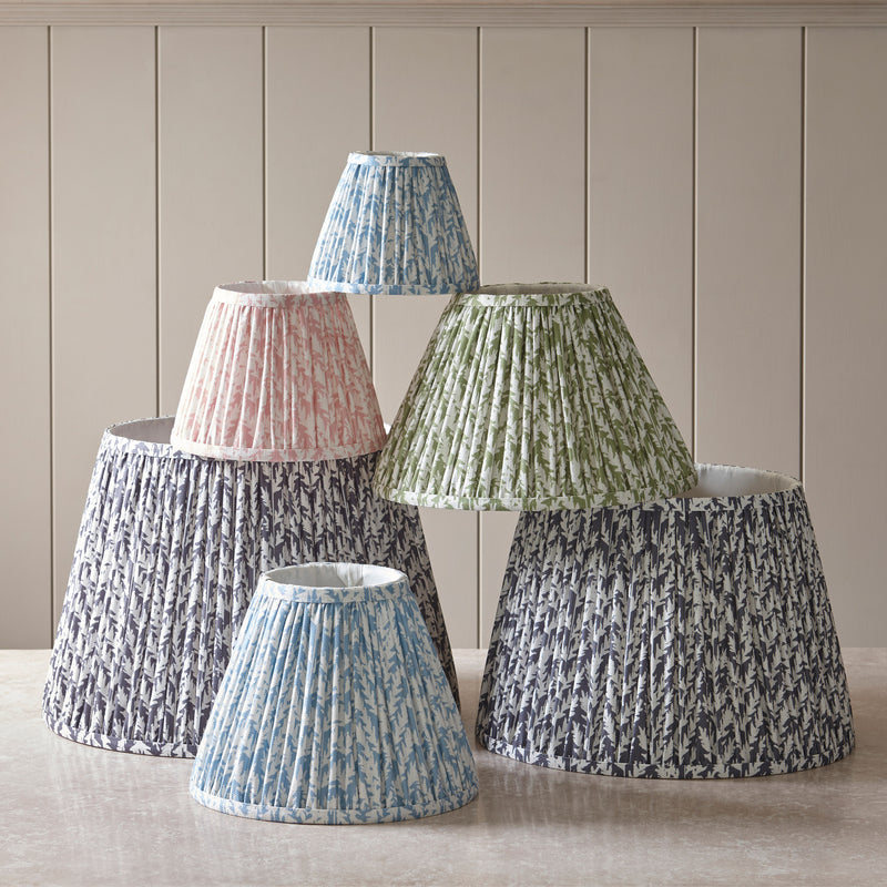 Leaf 30cm Fabric Shade - Peach