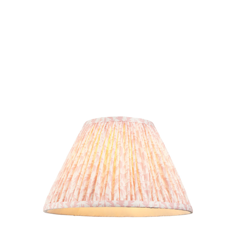 Leaf 30cm Fabric Shade - Peach