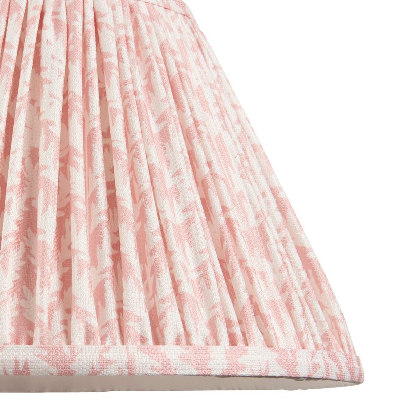 Leaf 30cm Fabric Shade - Peach