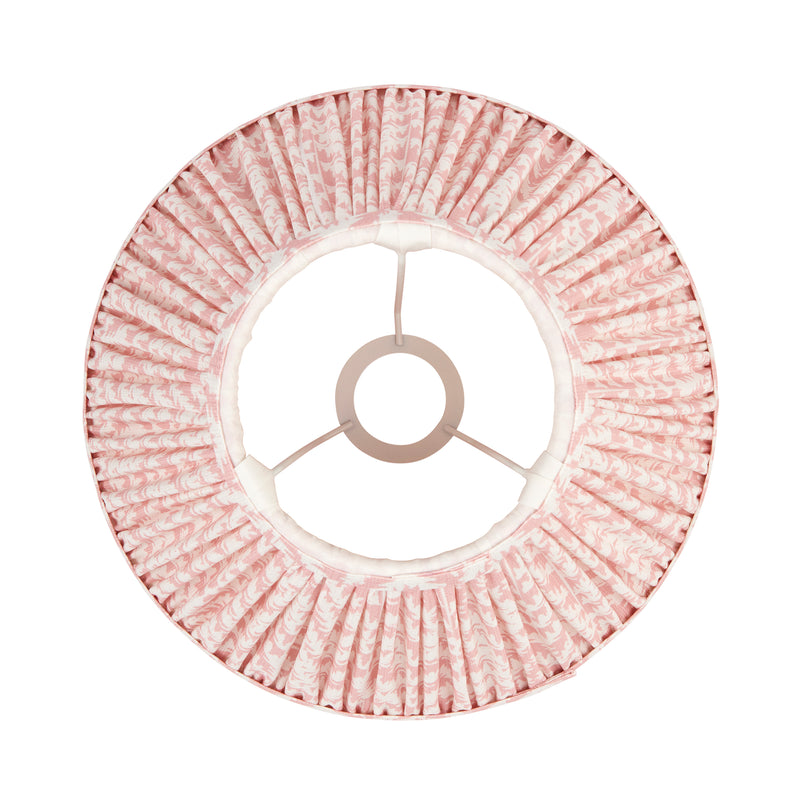 Leaf 30cm Fabric Shade - Peach