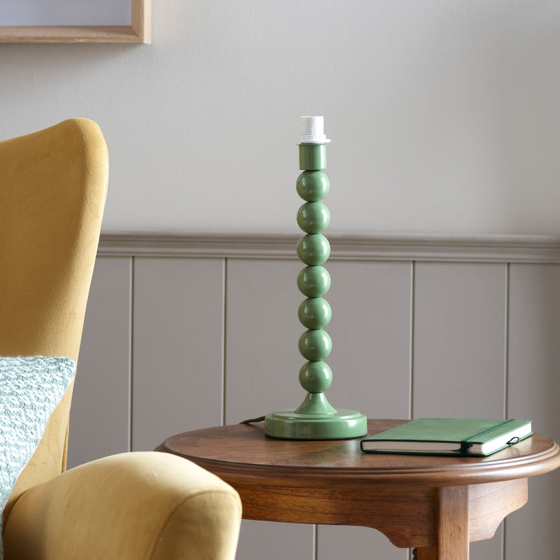 Higgledy Table Lamp Base - Cotswold Green