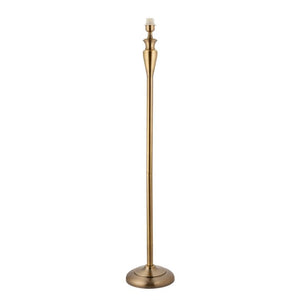 Oslo 1 Light Floor Lamp - Antique Brass