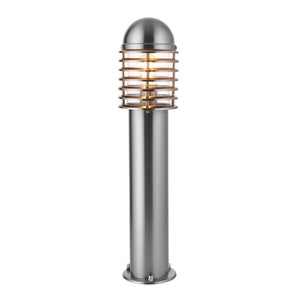Louvre Small 1 Light Outdoor Floor Lamp - Stainless Steel
