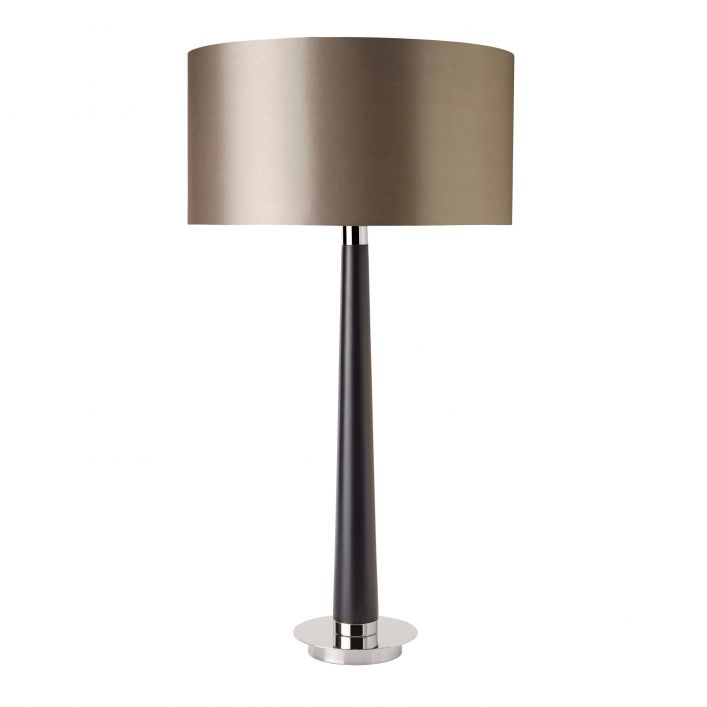 Corvina Table Lamp - Dark Wood