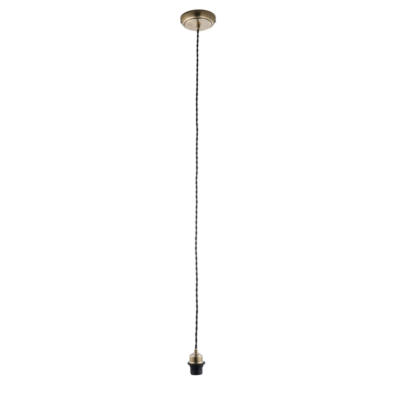 Cable Set Flex Pendant Light - Antique Brass