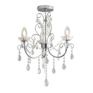 Tabitha 3 Light Bathroom Light - Crystal