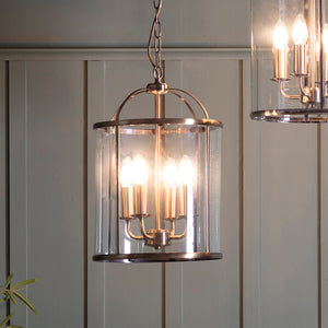 Lambeth 4 Pendant Light - Antique Brass