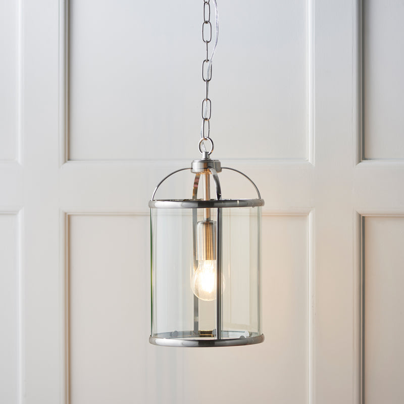 Lambeth Pendant Light - Satin Nickel