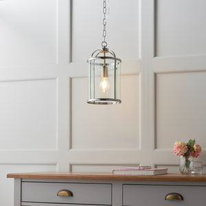 Lambeth Pendant Light - Satin Nickel