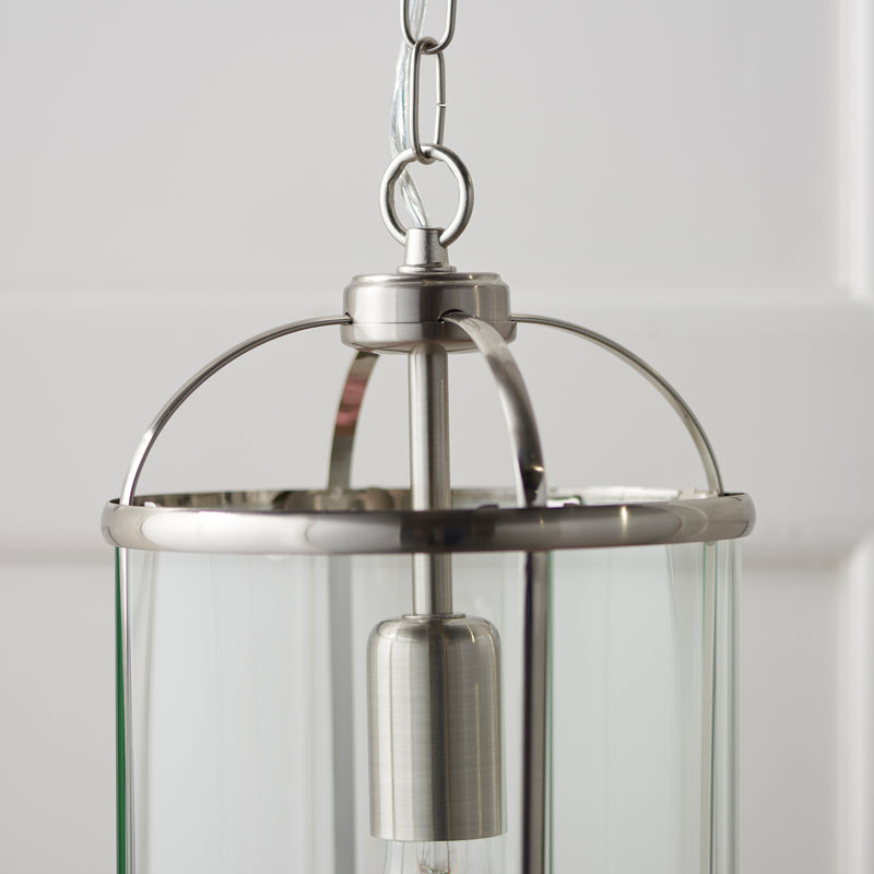 Lambeth Pendant Light - Satin Nickel