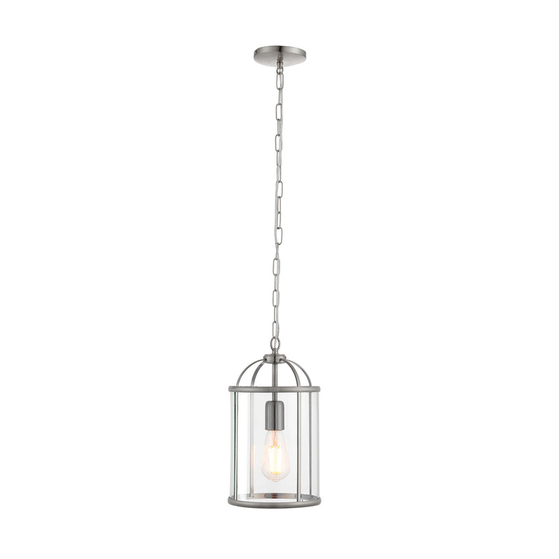 Lambeth Pendant Light - Satin Nickel
