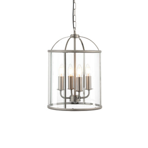 Lambeth 4 Pendant Light - Satin Nickel