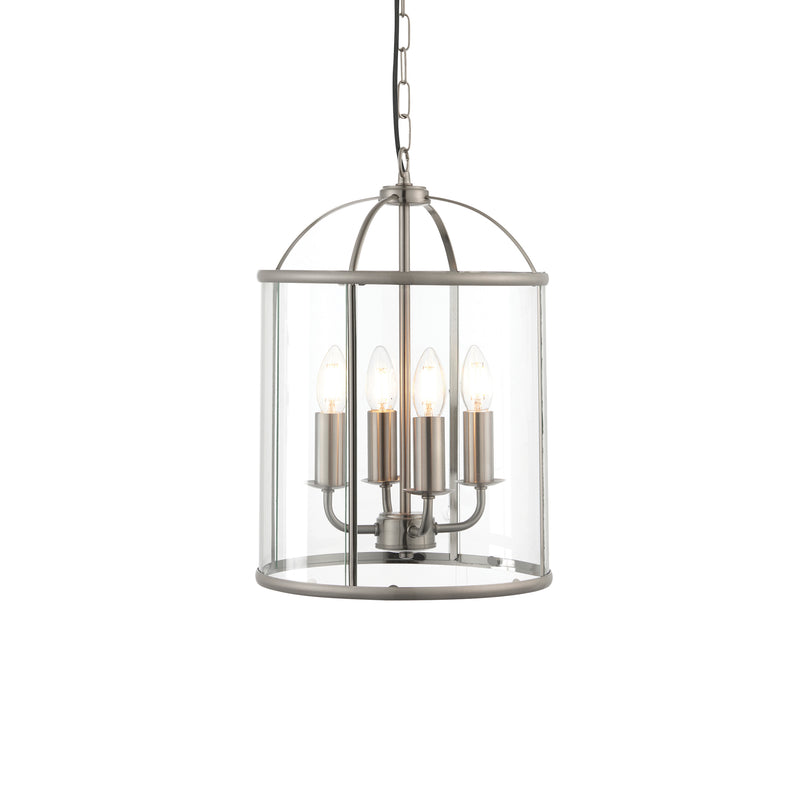 Lambeth 4 Pendant Light - Satin Nickel