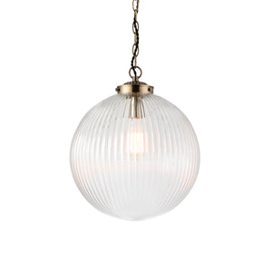 Brydon Large Pendant Light - Clear Glass