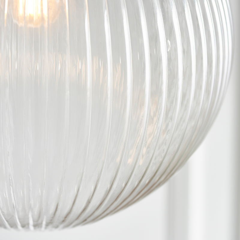 Brydon Large Pendant Light - Clear Glass