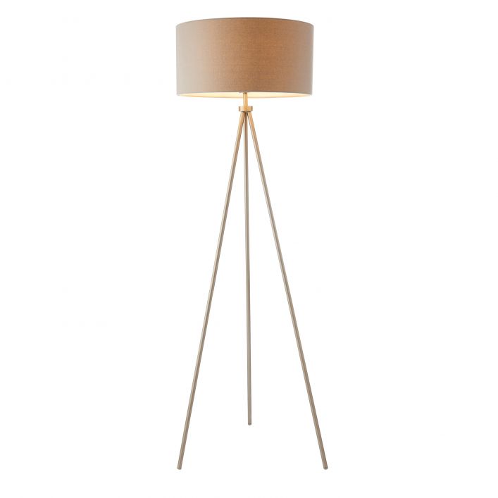 Tri 1 Light Tripod Floor Lamp - Matt Nikel