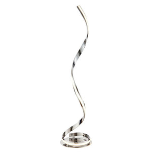 Aria 1 Light Floor Lamp - Chrome