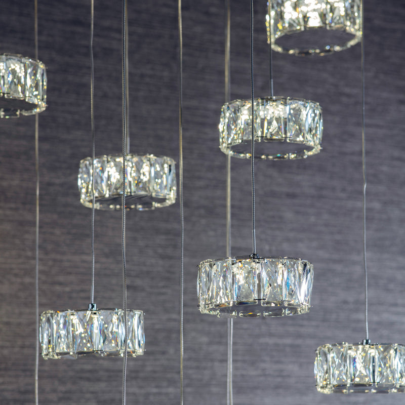 Prisma 16 Cluster Pendant Light