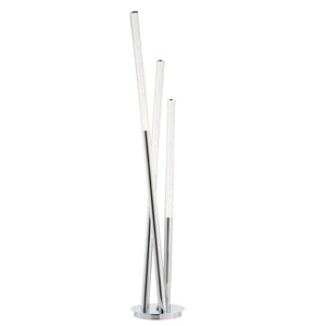 Glacier 3 Light Floor Lamp - Stainless Steel