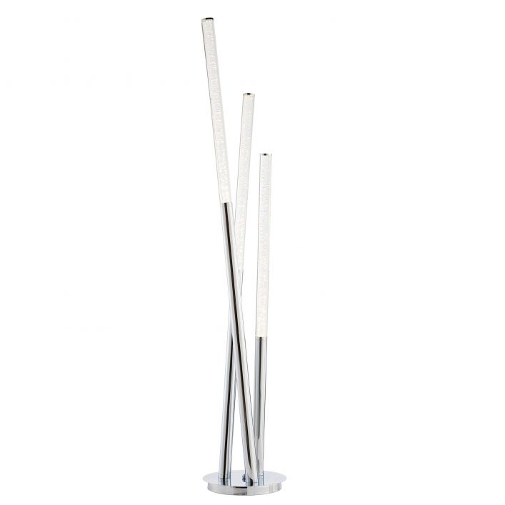 Glacier 3 Light Floor Lamp - Stainless Steel