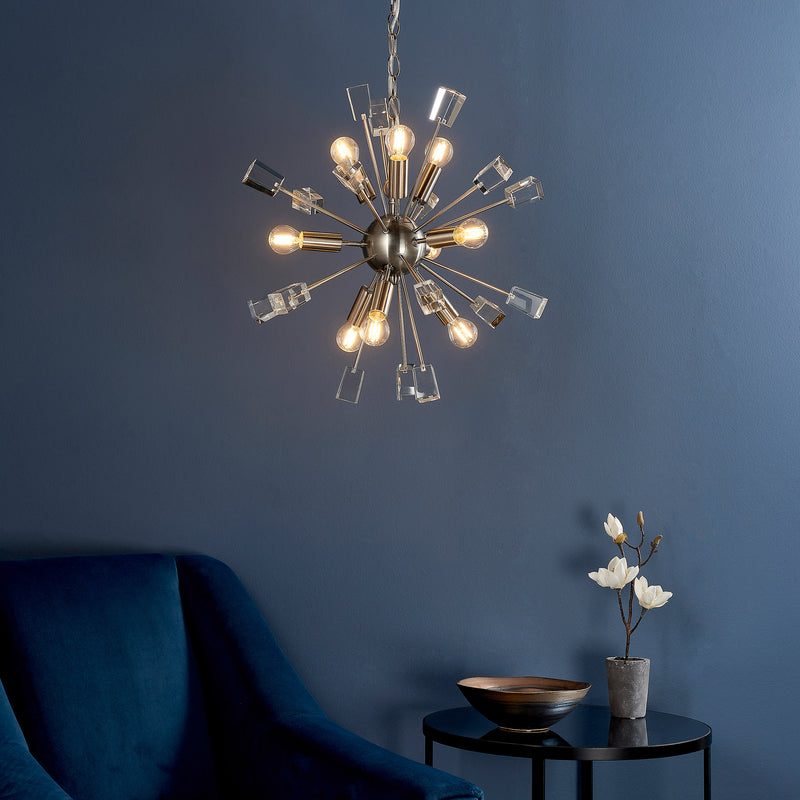 Miro 9 Pendant Light - Nickel