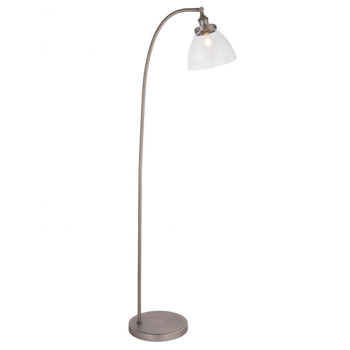 Hansen 1 Light Floor Lamp - Silver