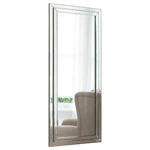 Chambery Extra Large Rectangle Leaner Mirror - Silver