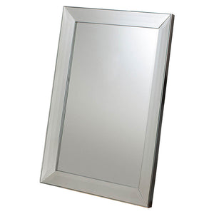 Modena Large Rectangle Wall Mirror - Silver