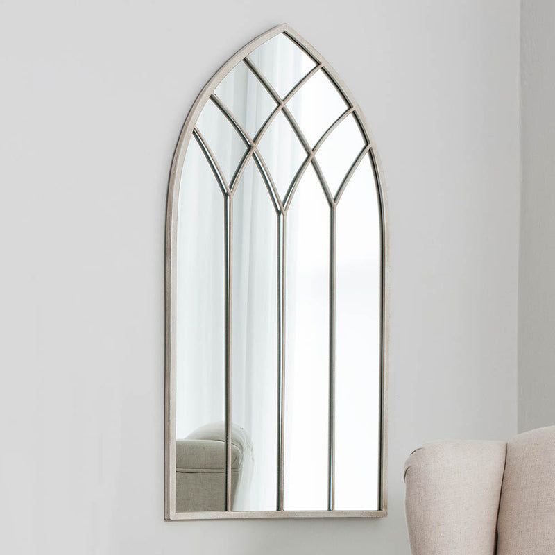Roebuck Medium Arched Wall Mirror - Cream