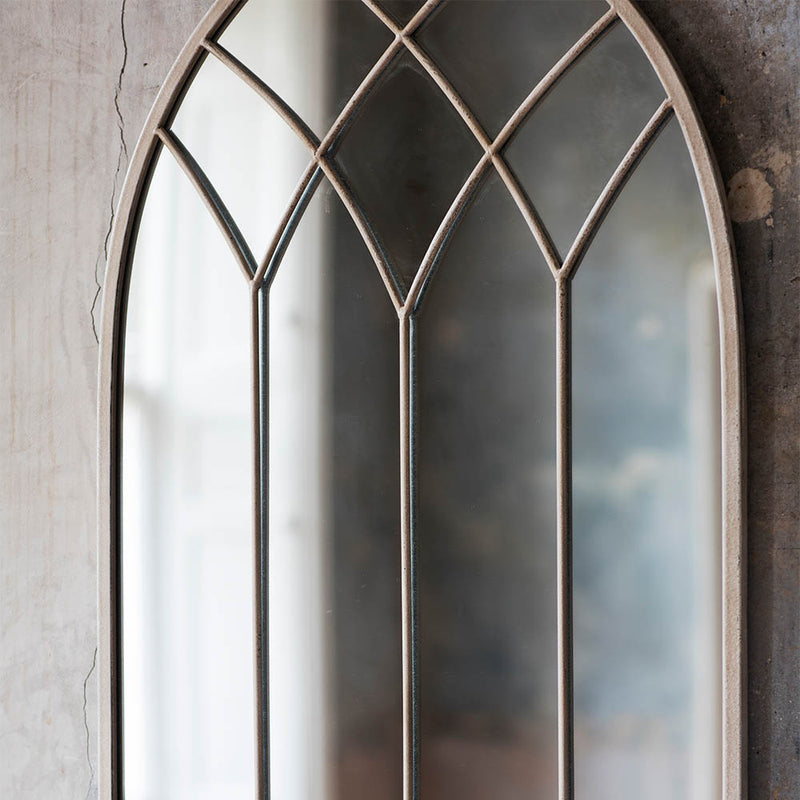Roebuck Medium Arched Wall Mirror - Cream
